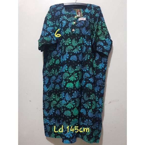 YULI - DASTER L5 REMEK LD 140 - 150 CM PB 110 CM BATIK KENCANA UNGU LABEL HITAM KUH-no 6