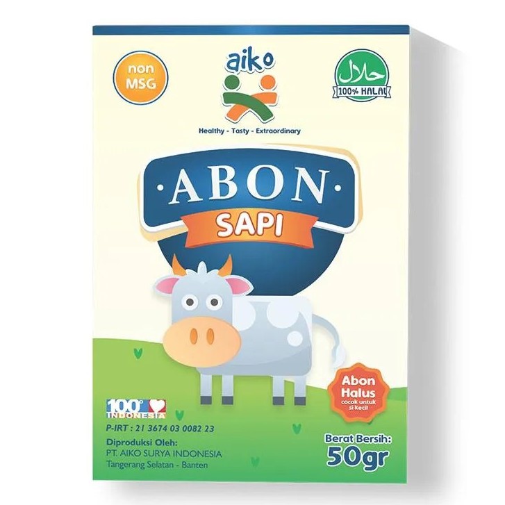 Aiko Abon Halus Rasa Sapi 50g