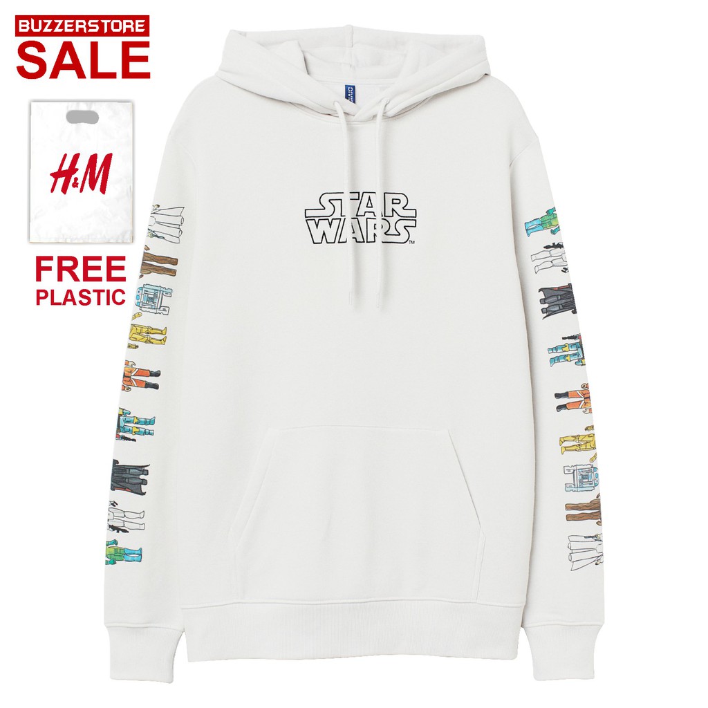 Hoodie HnM Star Wars White