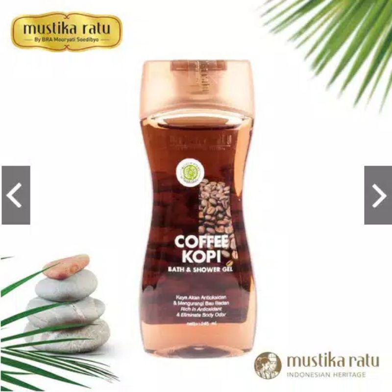 Mustika Ratu Coffee Kopi Bath & Shower Gel 245ml