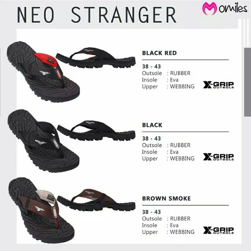 sandal jepit pria NEO STRANGER OMILES
