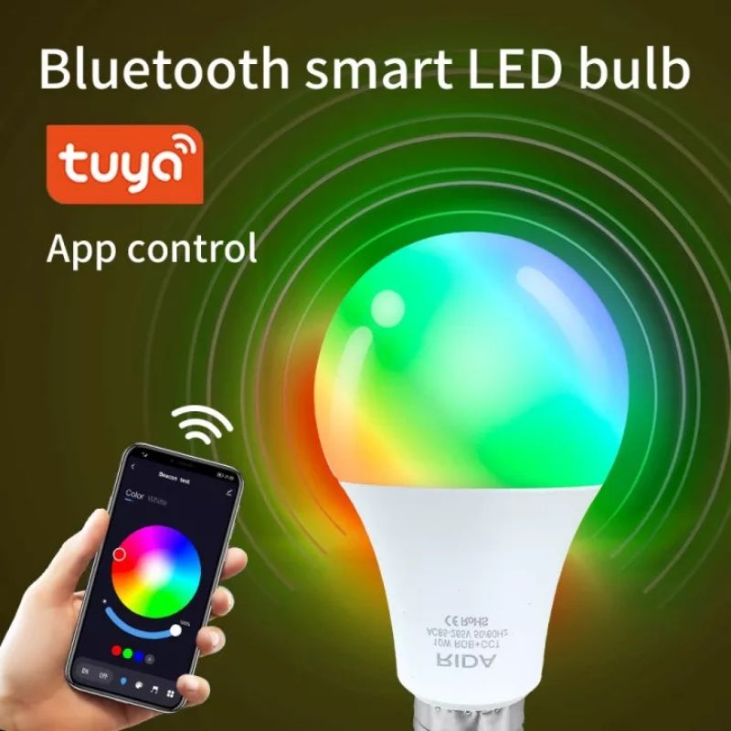 Smart LED Bulb Bluetooth 10W--12w RGBCCT warna Bulb - lampu tidur terbaik lampu led rumah