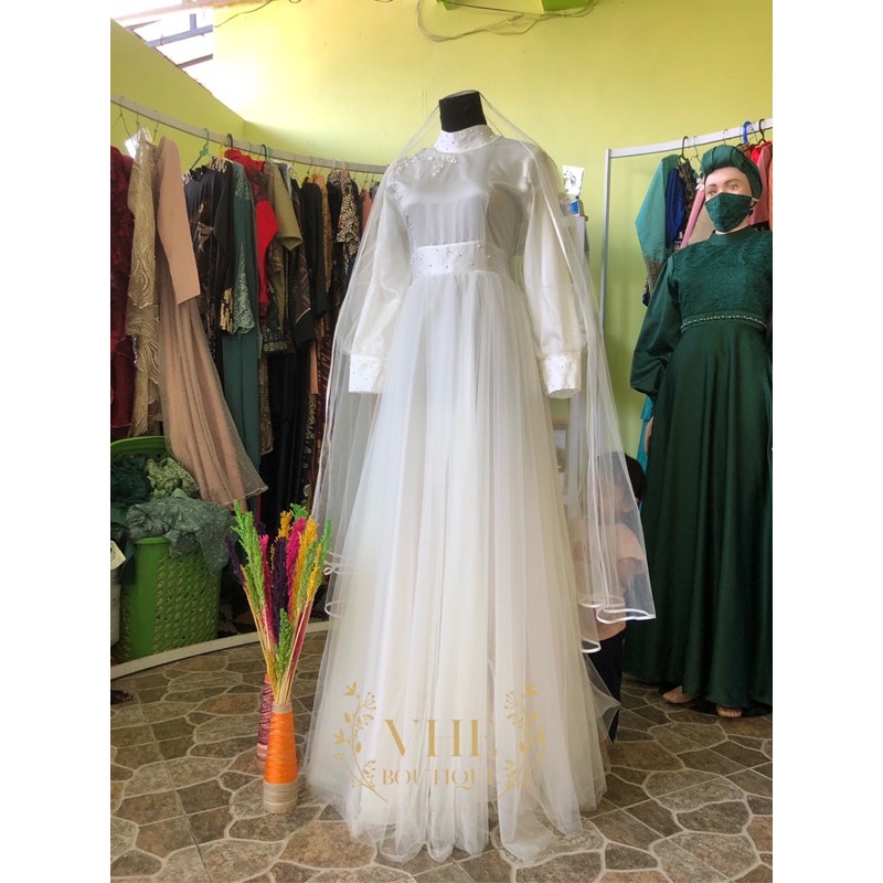 gaun akad | gaun pernikahan | gaun nikah | gaun prewed