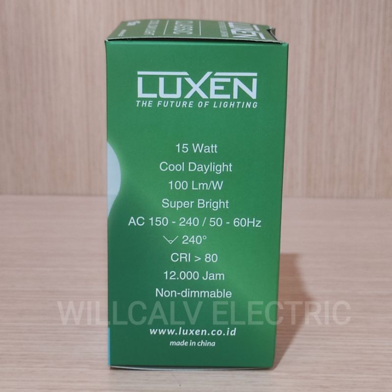 LAMPU LED LUXEN CLASSIC 15W 15 WATT CAHAYA PUTIH 6500K / LAMPU LED BULB LUXEN CLASSIC 15W 15 WATT CAHAYA PUTIH 6500K