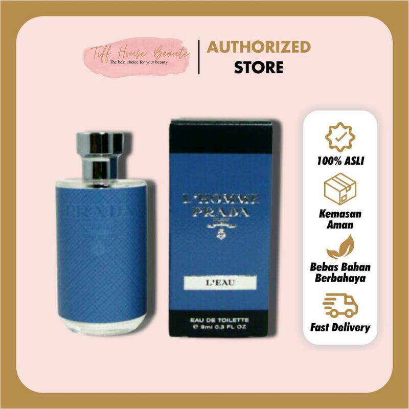 Prada L'homme L'eau for Men EDT [9ml] Original Miniature