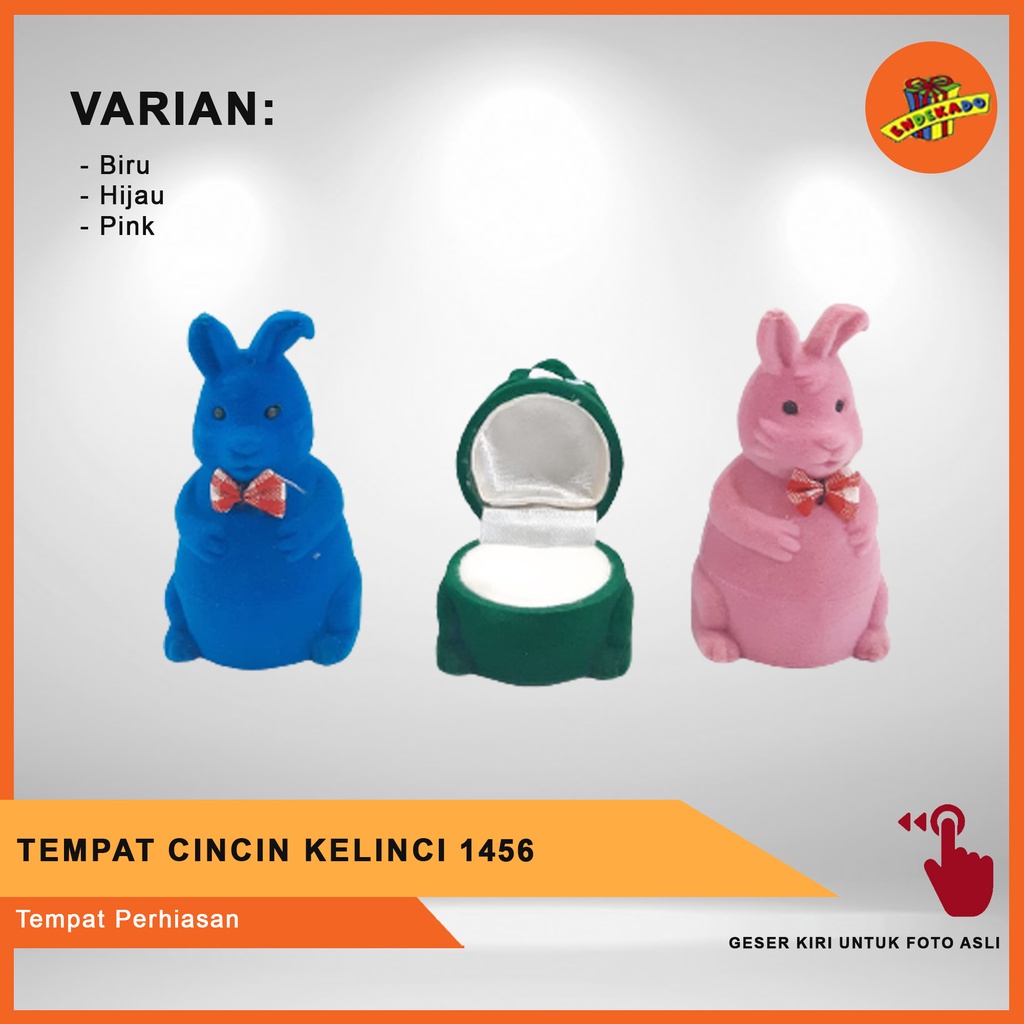 MAKASSAR! TEMPAT CINCIN KELINCI 1456 - Tempat Perhiasan