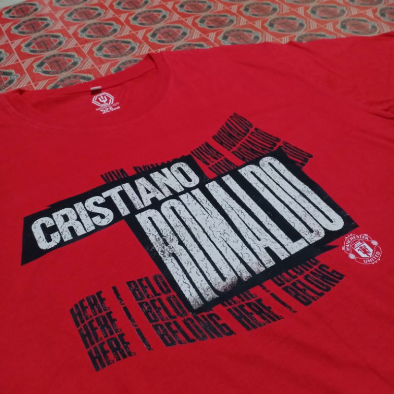 Tshirt MU Manchester United Viva Ronaldo