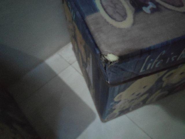 Tempat Mainan / Majalah /kursi Organizer Storage Box / Storage Stool /