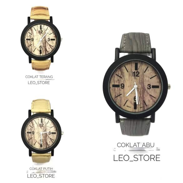 TERMURAH JAM TANGAN FASHION KULIT WANITA JAM TANGAN PARIS A1 READY DENGAN 3 WARNA KULIT