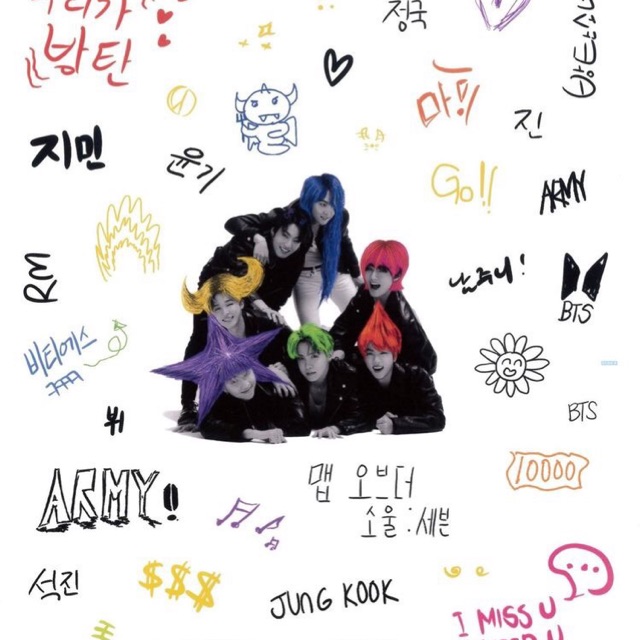 

Stiker A6 Map Of The Soul BTS 7