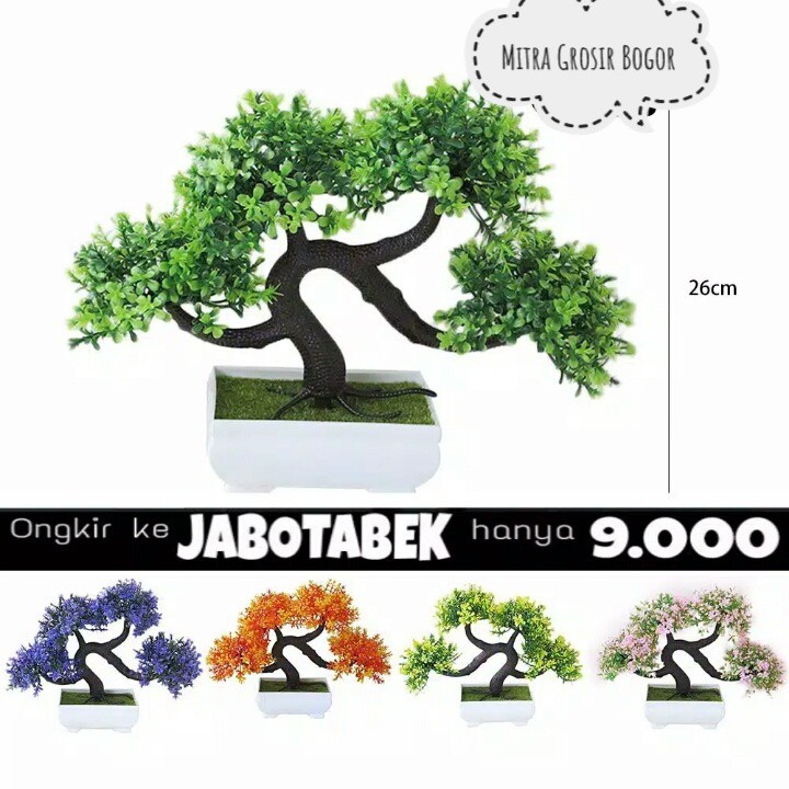 [ONGKIR HANYA 9rb] Tanaman Bonsai Plastik untuk Pajangan atau Dekorasi Meja Rumah/ Kantor Artifisial