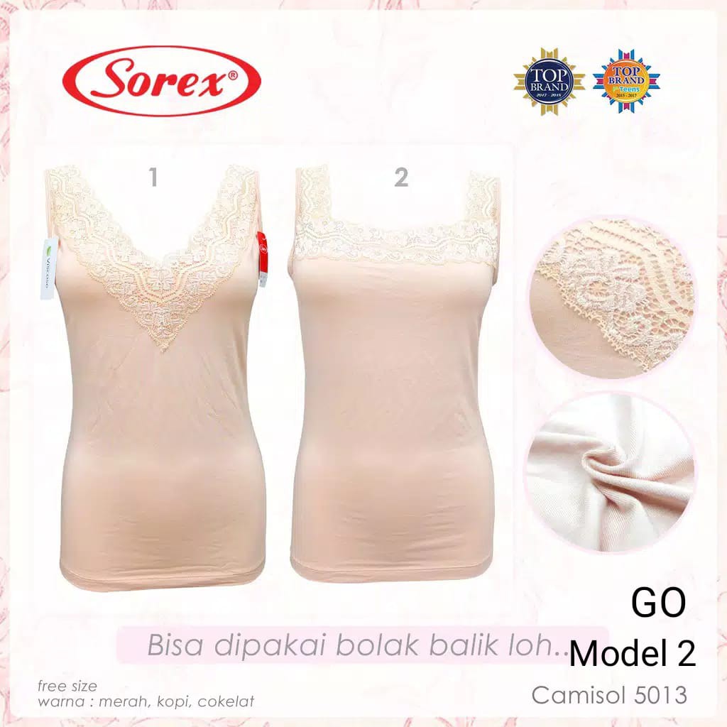 gof Sorex Camisol Renda (Camisol Viscose) Tanktop Renda Sorex