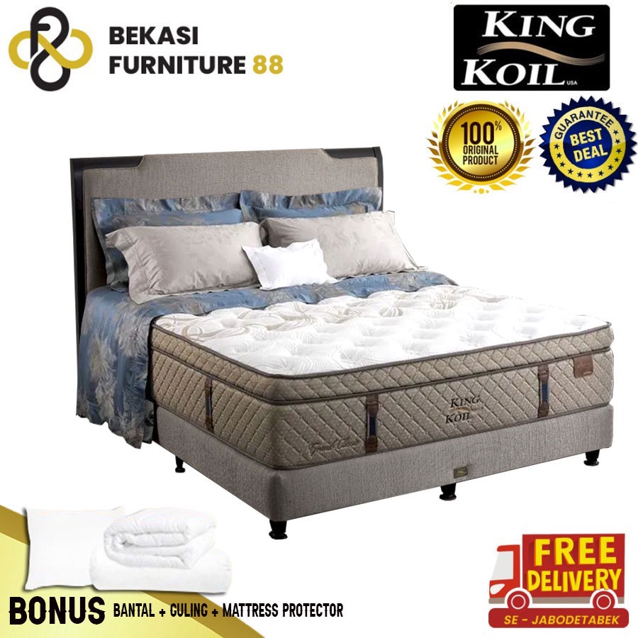 Jual 1 Set Kasur Springbed KING KOIL ( Grand Classic ) Shopee Indonesia