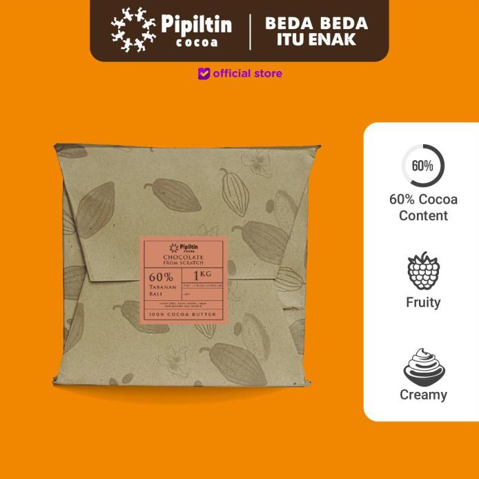

PIPILTIN COCOA COOKING CHOCOLATE - CHOCOLATE COUVERTURE BALI 60% - 240GR