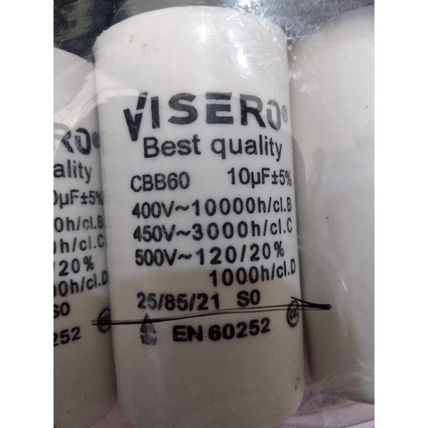 KAPASITOR POMPA AIR 10 UF  CAPASITOR ELCO BULAT  10 UF