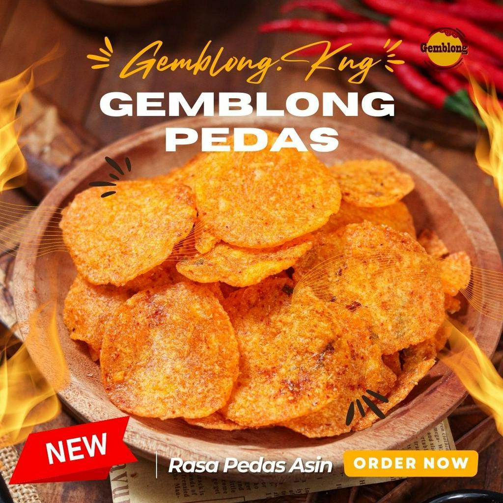 

GEMBLONG KERIPIK SINGKONG PEDAS (BISA COD)