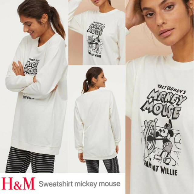 h&m sweatshirt mickey mouse