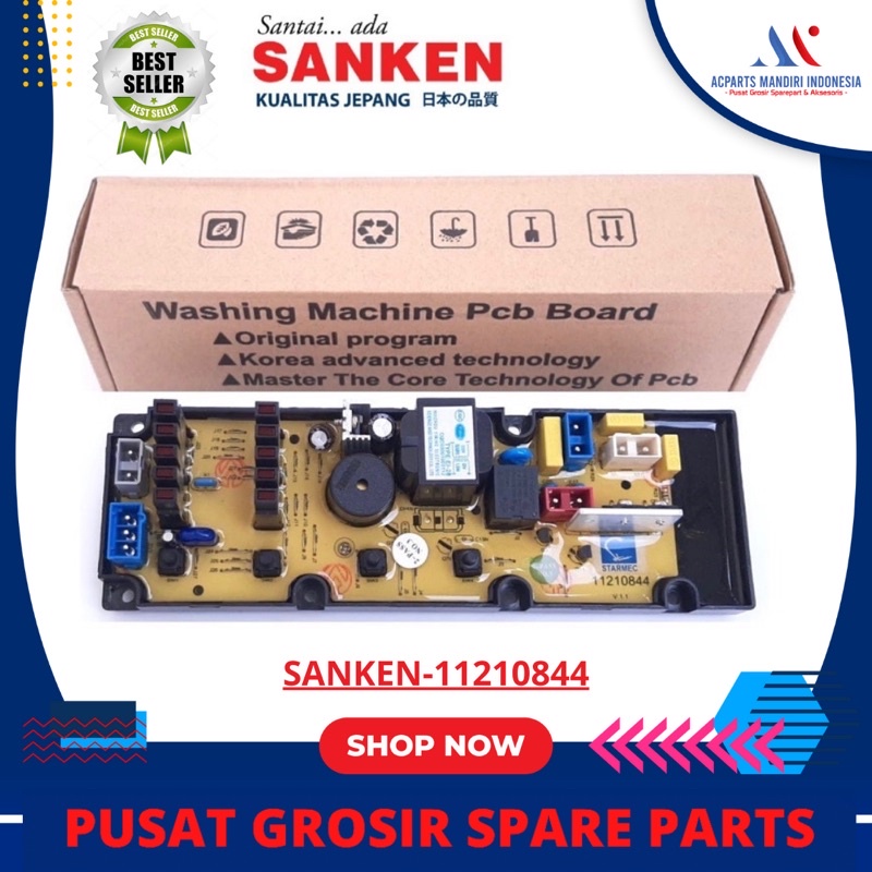 SANKEN AW-S806J modul pcb mesin cuci Top Loading