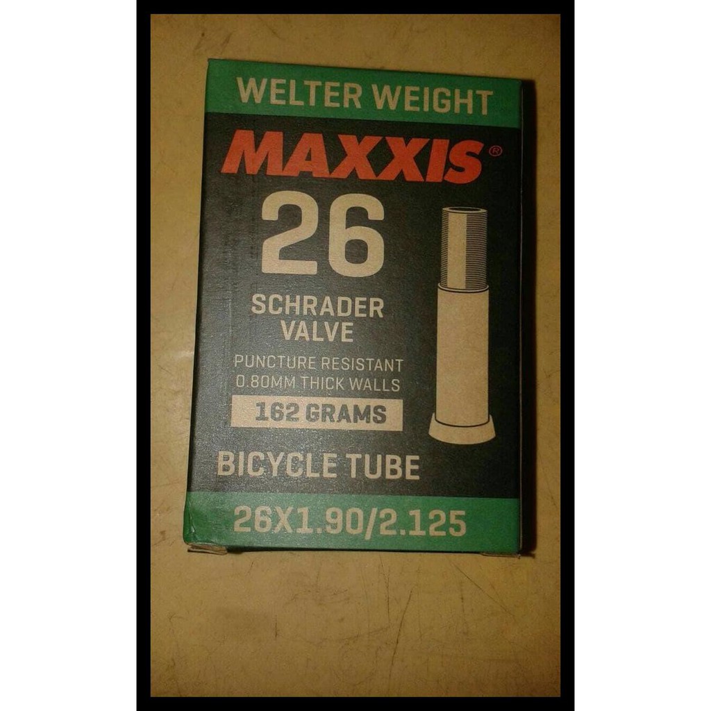 before name COD AKTIF]] Ban Dalam Sepeda Ukuran 26 x 1.90 / 2.125 Merk Maxxis Schrader BERKUALITAS