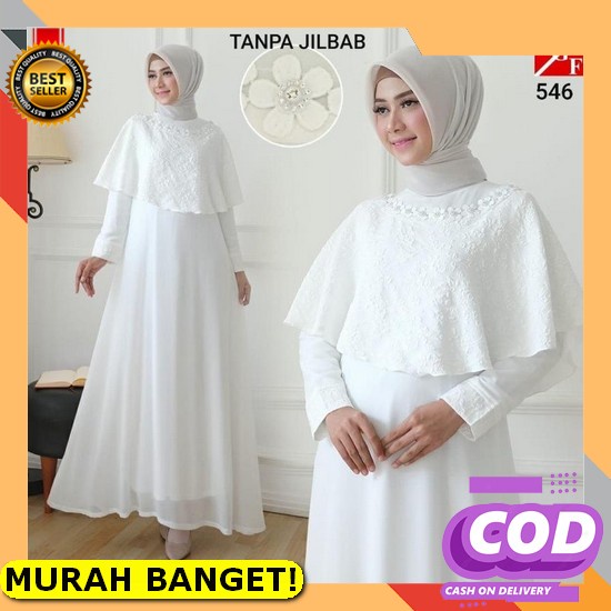 Baju Gamis Wanita Brukat Remaja Dewasa Seragam Bridesmaid Pesta Kondangan Trand Fashion Viral Terbar