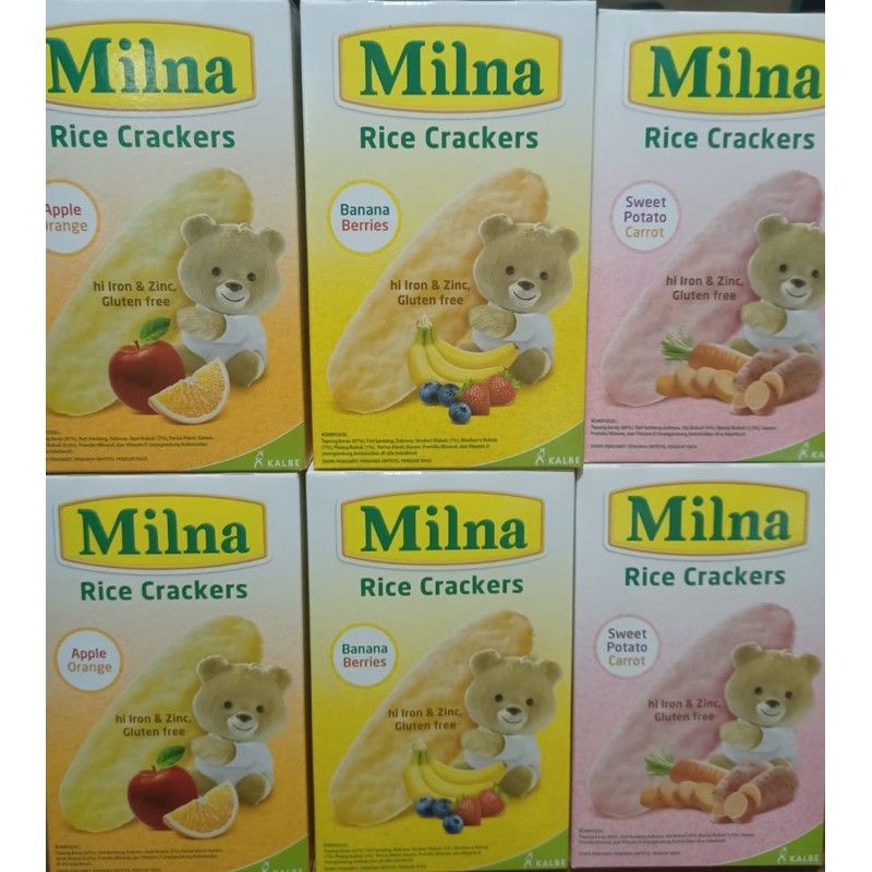 

milna rice crackers 20 gr