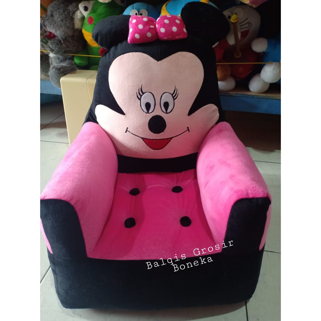sofa /kursi anak karakter minnie ping