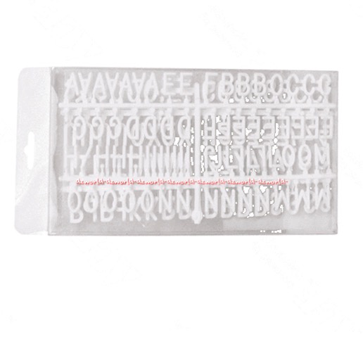 Odi Office Identity Alphabet Plastic For Letter Board Abjad Huruf Plastik Huruf &amp; Angka Alfabet Untuk Papan Buletin Pengumuman