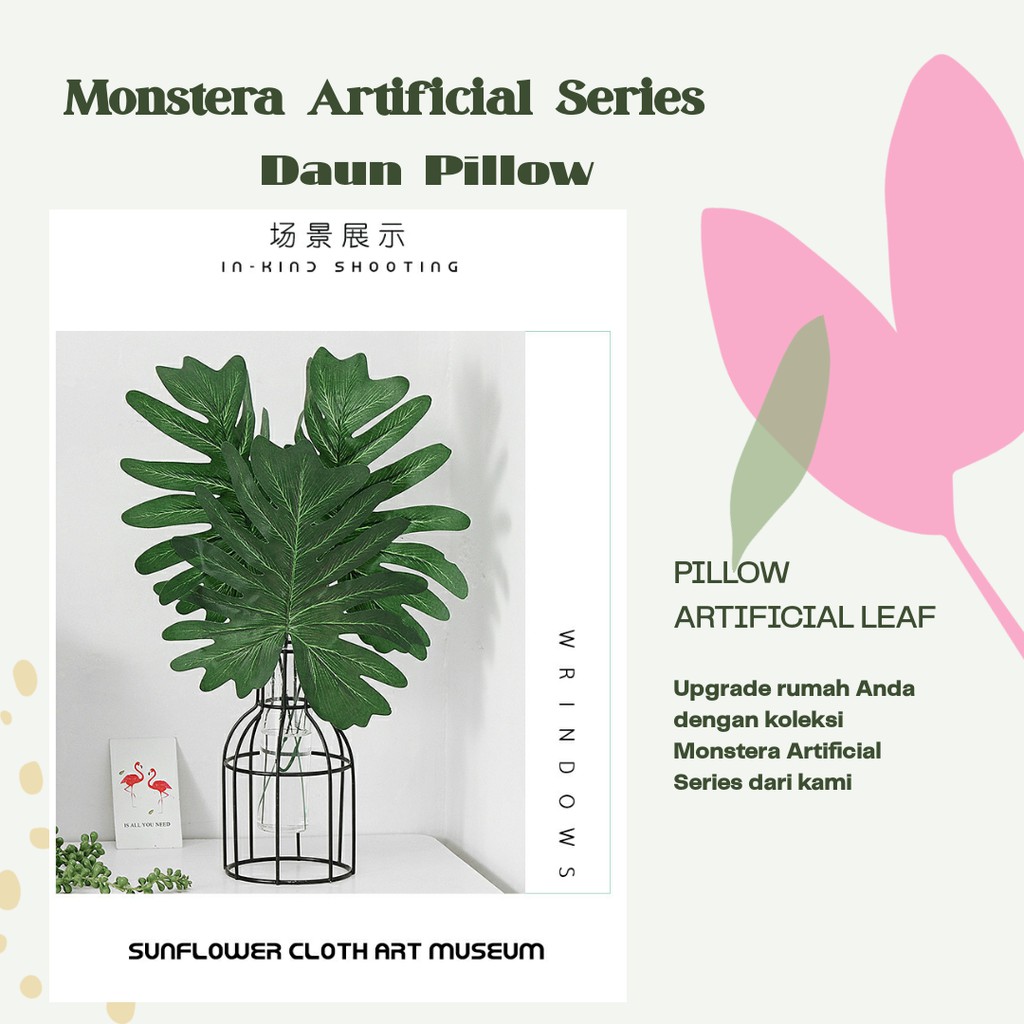 Daun Hiasan / Daun Pillow / Daun Plastik