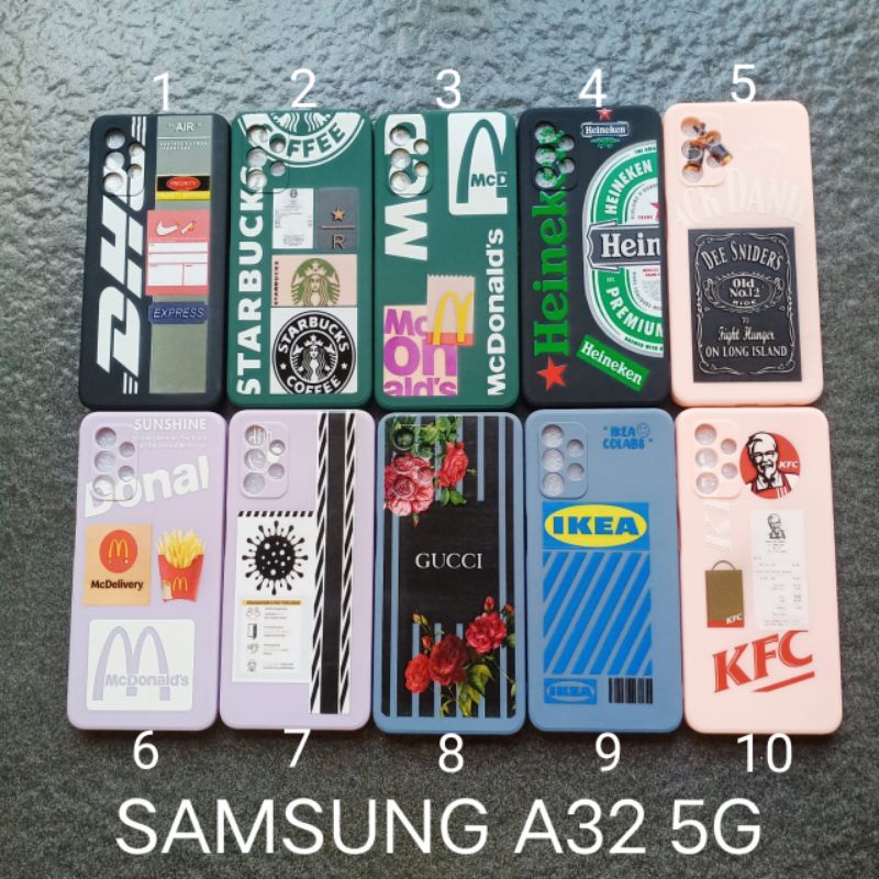 Case gambar Samsung A32 5G motif cowok ( 3 motif ) soft softcase softshell silikon cover casing kesing housing