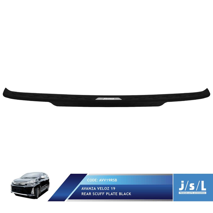 Rear Scuff Plate Avanza Veloz 2019 Black Activo