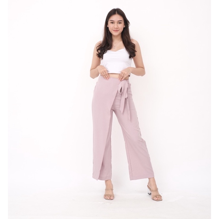 BAYEMADE - MISHA CELANA KULOT HIGH WAIST TALI / WRAP PANTS / TIED KULOT