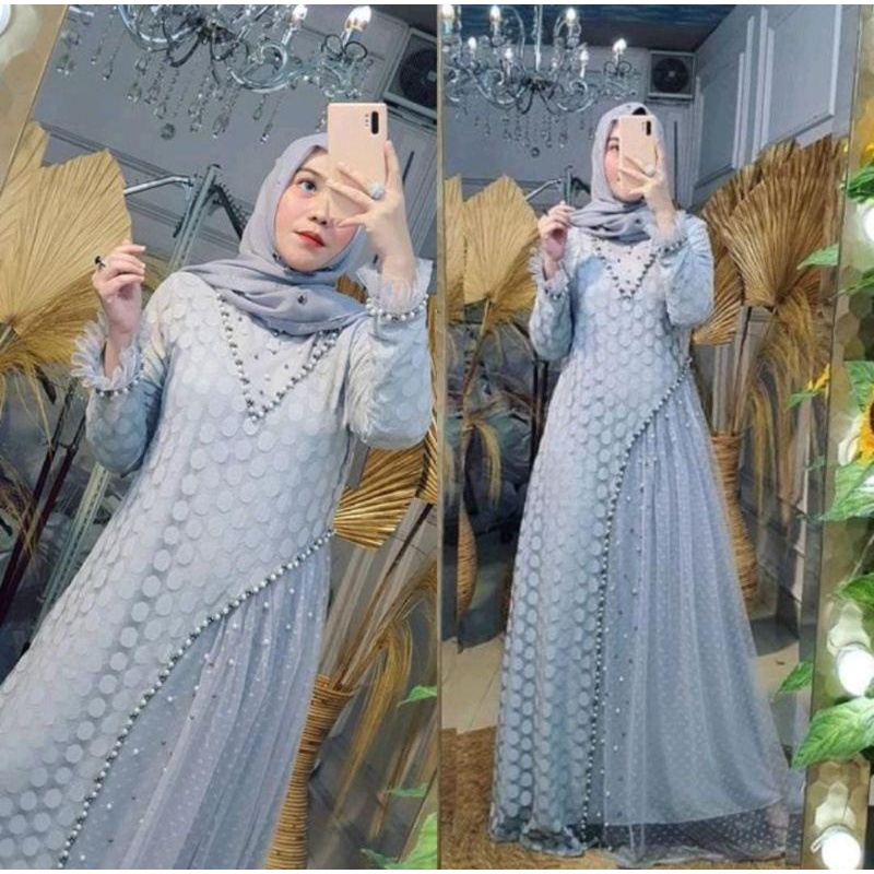 GAMIS PESTA PREMIUM/GAMIS BROKAT PREMIUM/GAMIS PESTA IMPORT (READY)