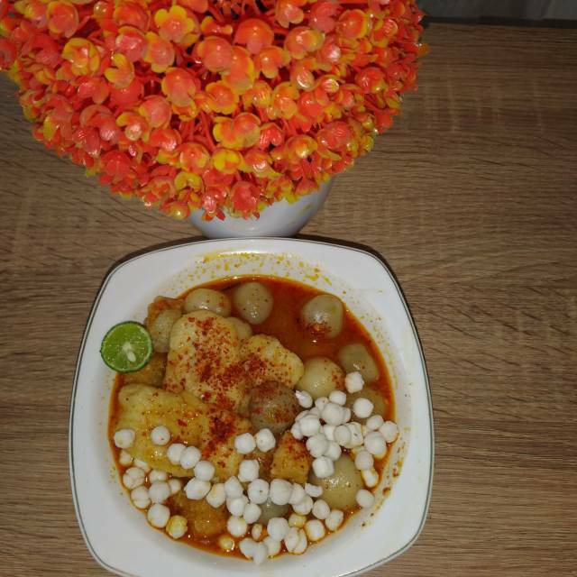 

Bacil (baso cilok/ baso aci) isi tulang rangu dan jando asli garut, lada setan. Harga reseller
