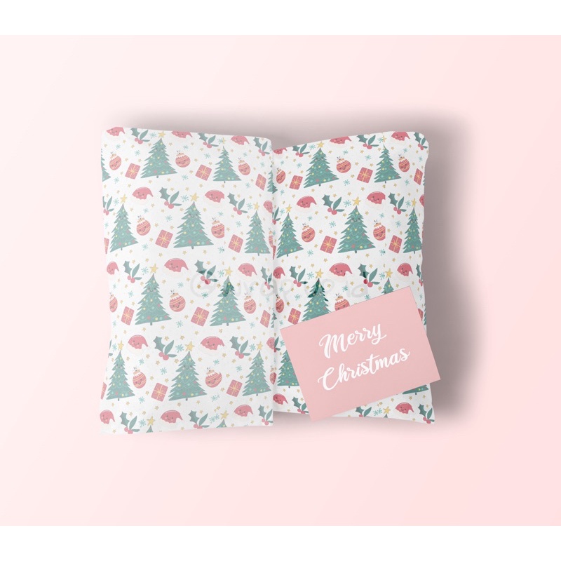 

Christmas wrapping paper kertas pemungkus kado natal