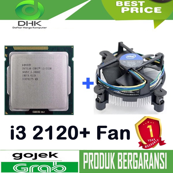 Processor intel core i3 2120 - 3.3Ghz + Fan