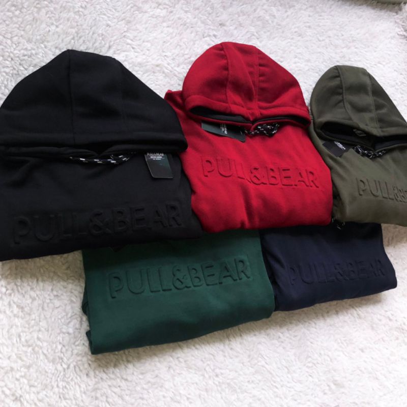 Hoodie pull&bear embos/Hoodie embos/pull&bear Hoodie/