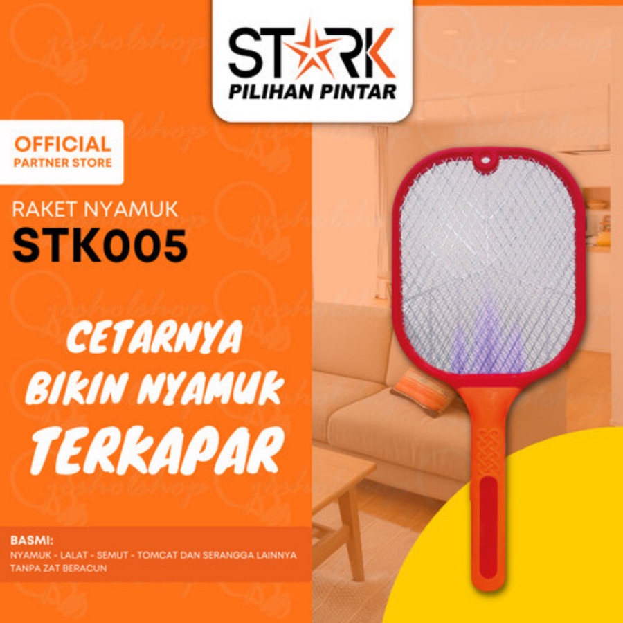 RAKET NYAMUK STARK STK 005 CHARGER