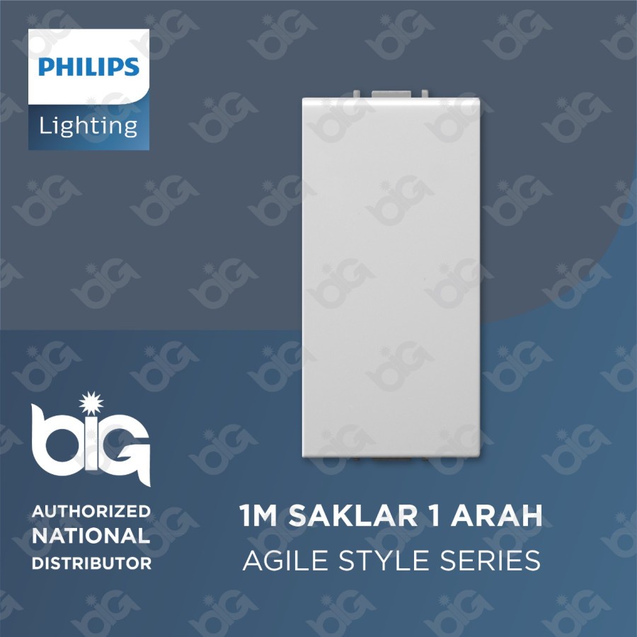 PHILIPS Agile Style 1 Modular Saklar 1 Arah