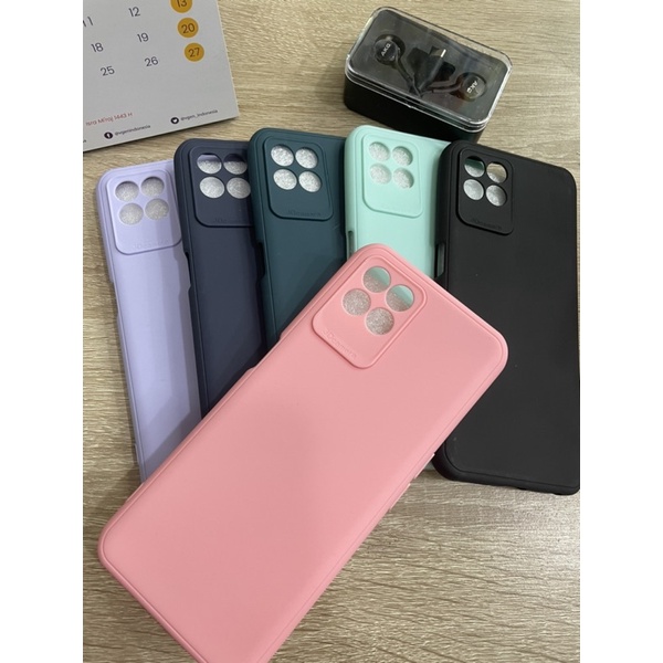 Silvertech Kesing Realme C31 C35  realme 8i Realme 5 C3 Realme 7 7i  softcase silikon macaron Aneka Warna