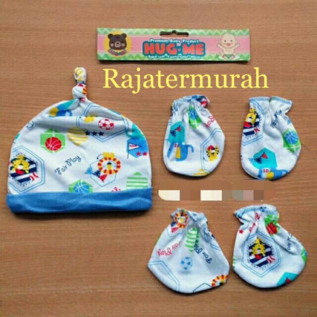 1SET TOPI BAYI HUG-ME new