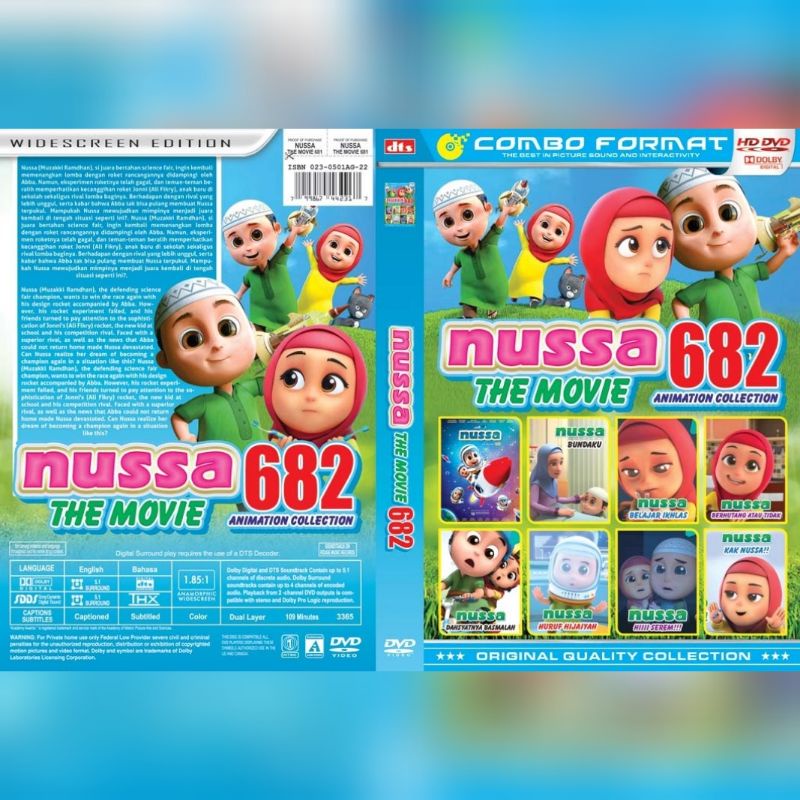 Kaset Film Animasi Collection NUSSA THE MOVIE 682
