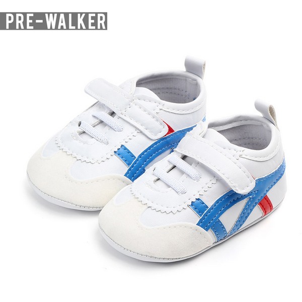 LKM164 Sepatu Sport Anak Bayi Prewalker Sole Bahan Halus Anti-Slip dan Garis [1KG 16PC] LITTLE KUMA