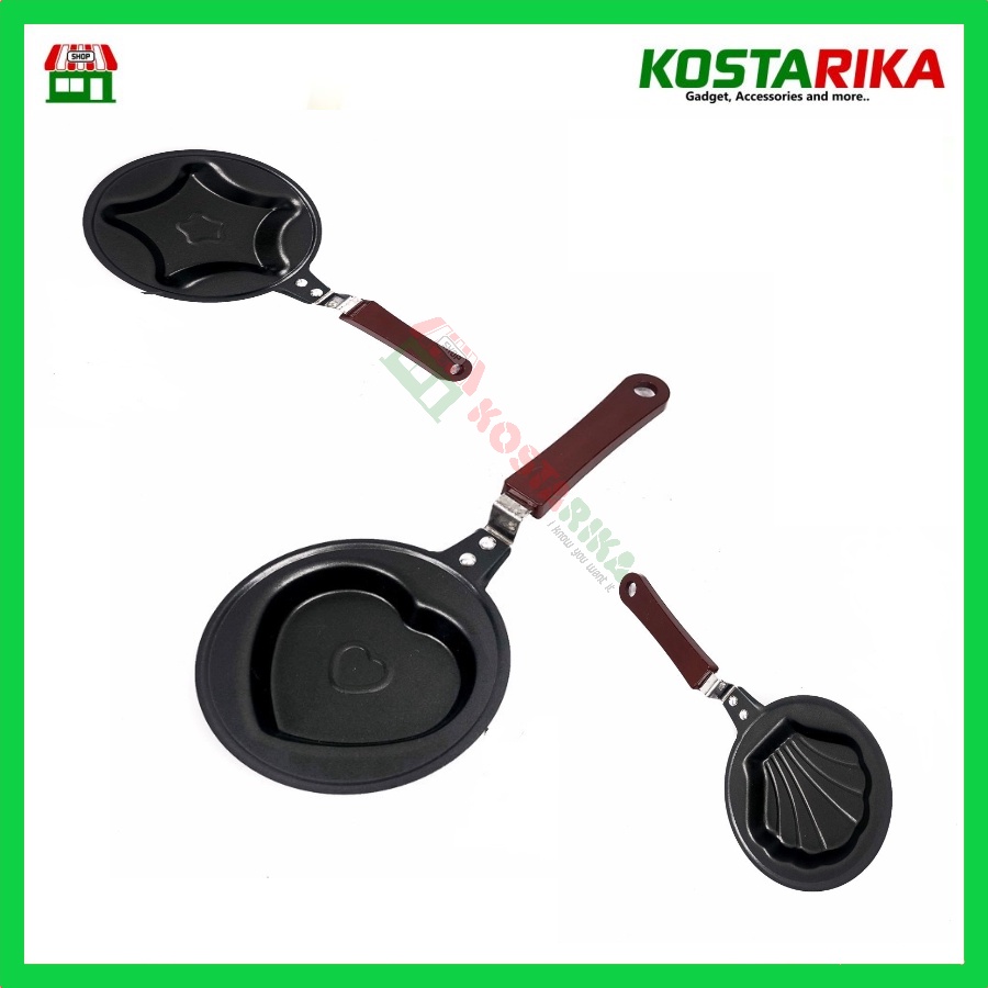 Teflon Karakter Teplon Mini Goreng Telur Karakter Mini FryPan Egg Anti Lengket