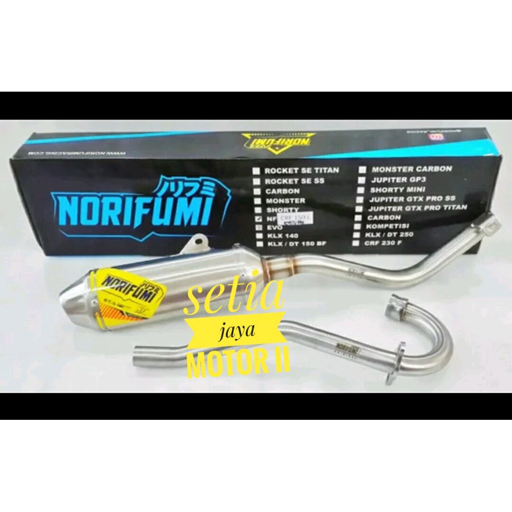 knalpot DTRACKER 150L-KLX 150-KLX BF NORIFUMI NF original bac 94