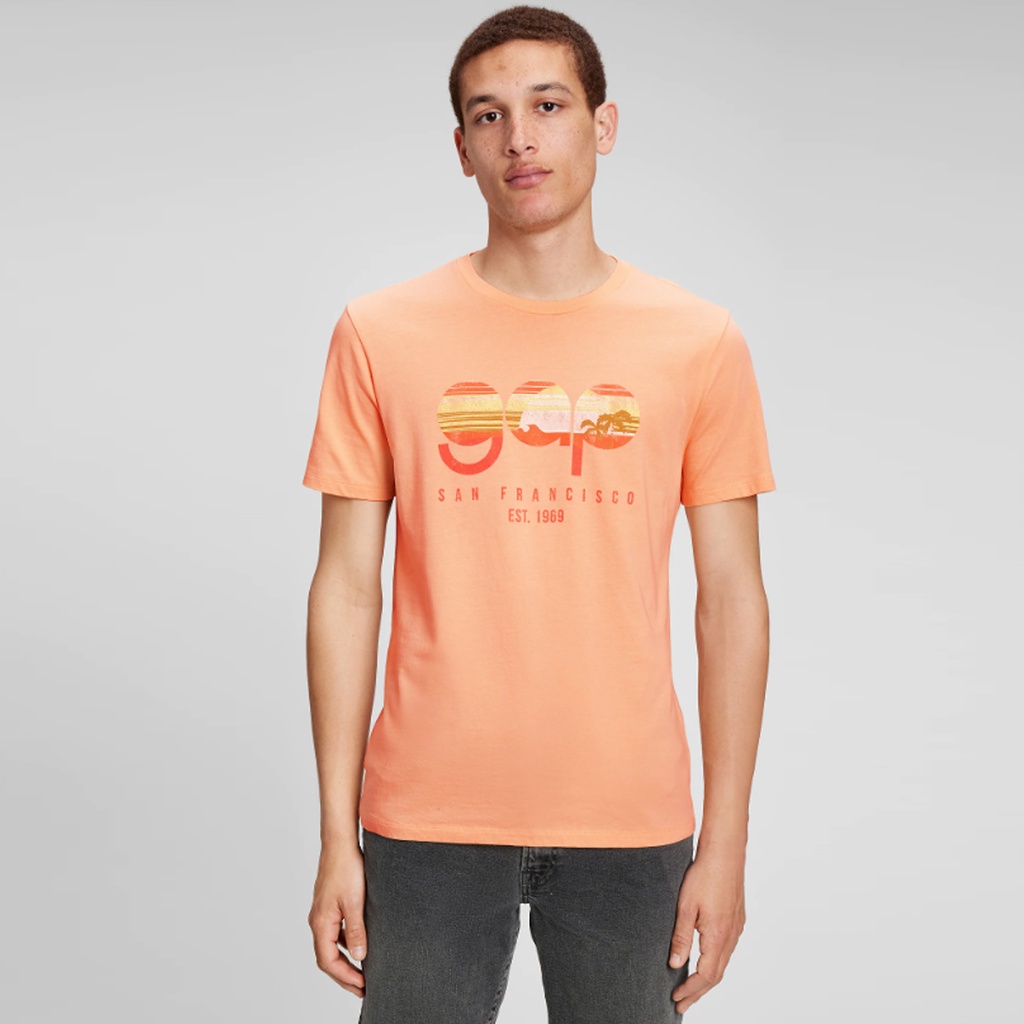 GAP 70S Logo Sce Men's Tshirt GTS006|Baju Olahraga Cowo Kaos Oblong