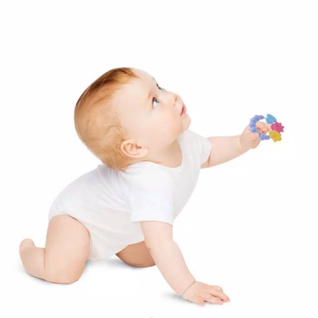 Teether Bayi Mainan Gigitan Kerincing Baby Lucu BPA FREE R34