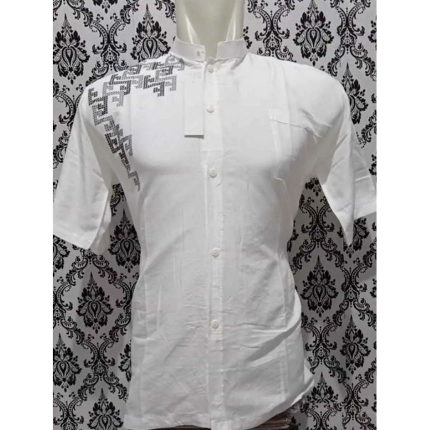 Baju Koko lengan pendek Baju Koko berbis Grosiran baju koko