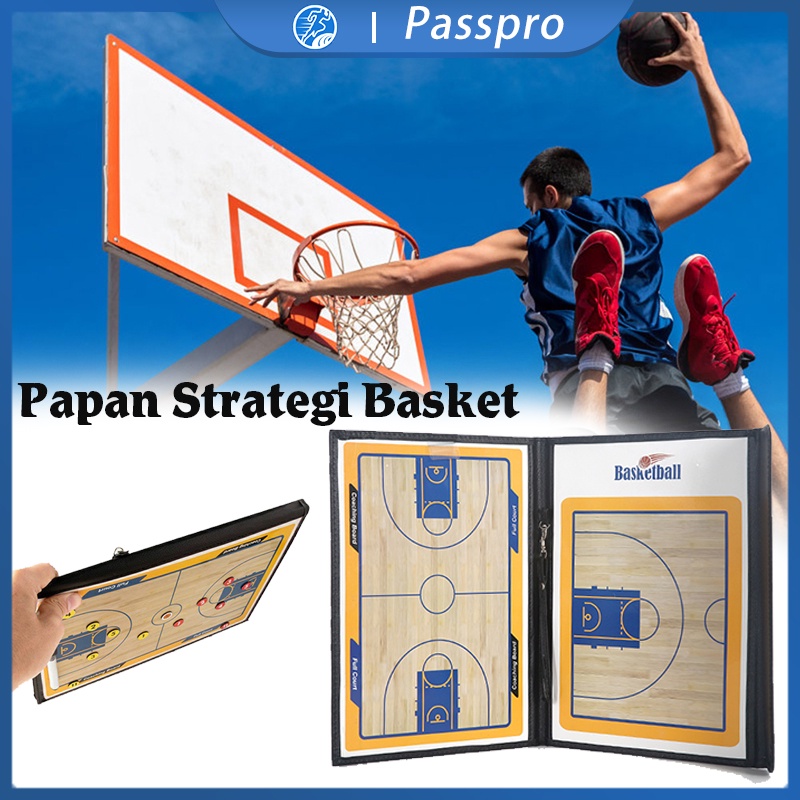 Jual Coach Board Basketball Papan Strategi Foldable Basket