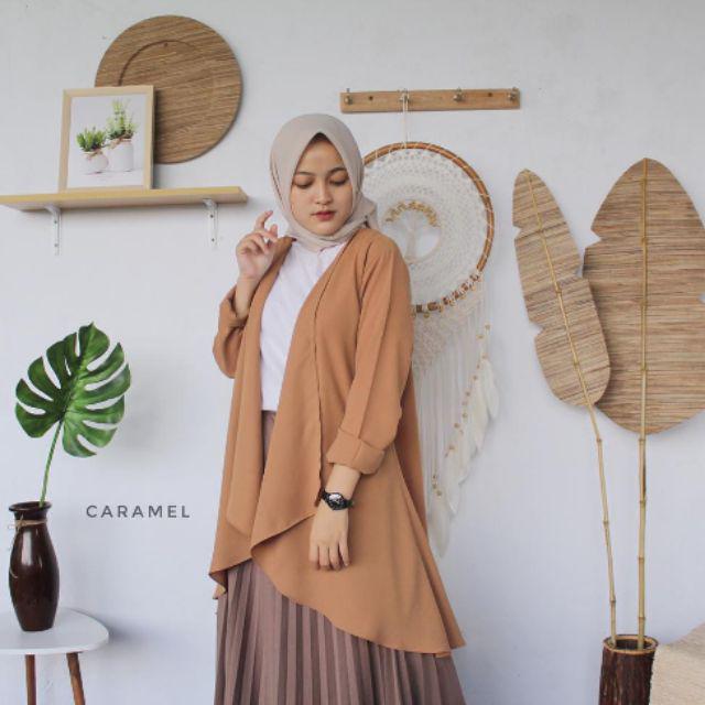 CARDIGAN OUTER IVANA-Caramel