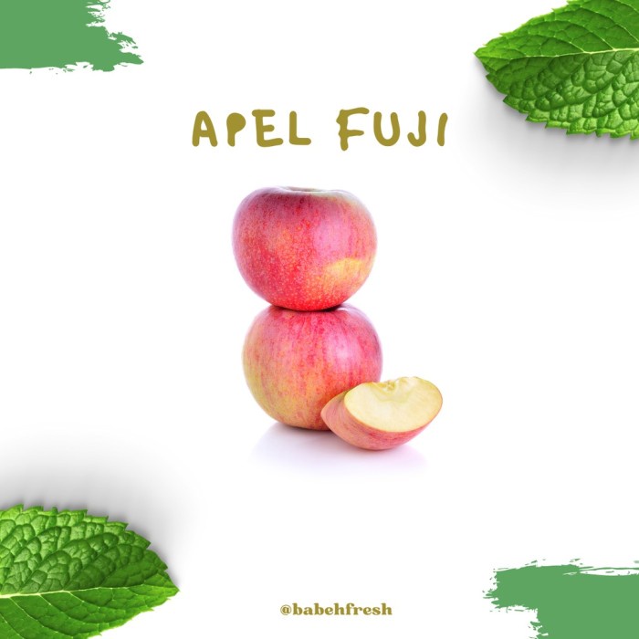 Apel Fuji Fresh 1Kg Apel Fuji promo Apel Manis buah segar bekasi
